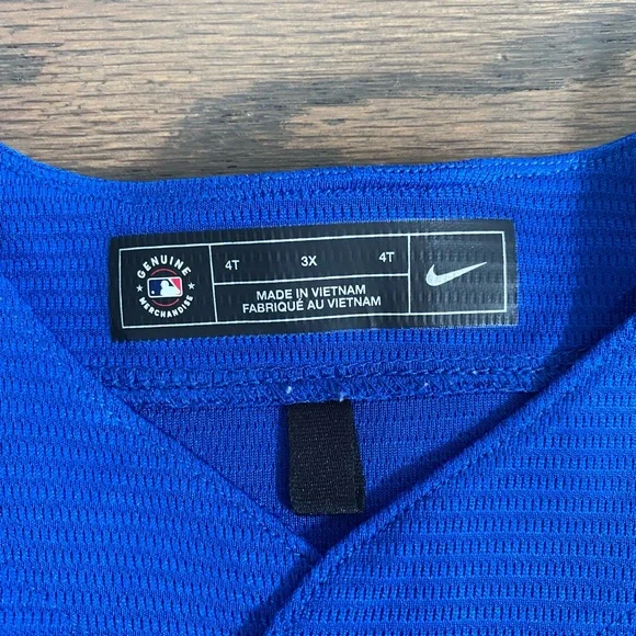 4T Nike Kids Blue Jays Royal Blue Jersey - Picture 2 of 3